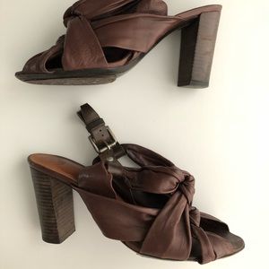 Dries Van Noten leather sandals